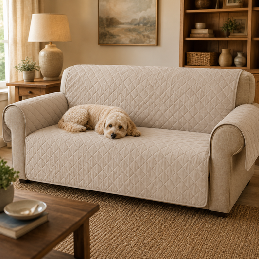 Quilted Sofa Protector Cover