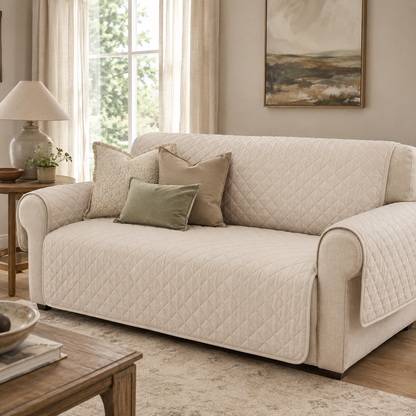 Quilted Sofa Protector Cover