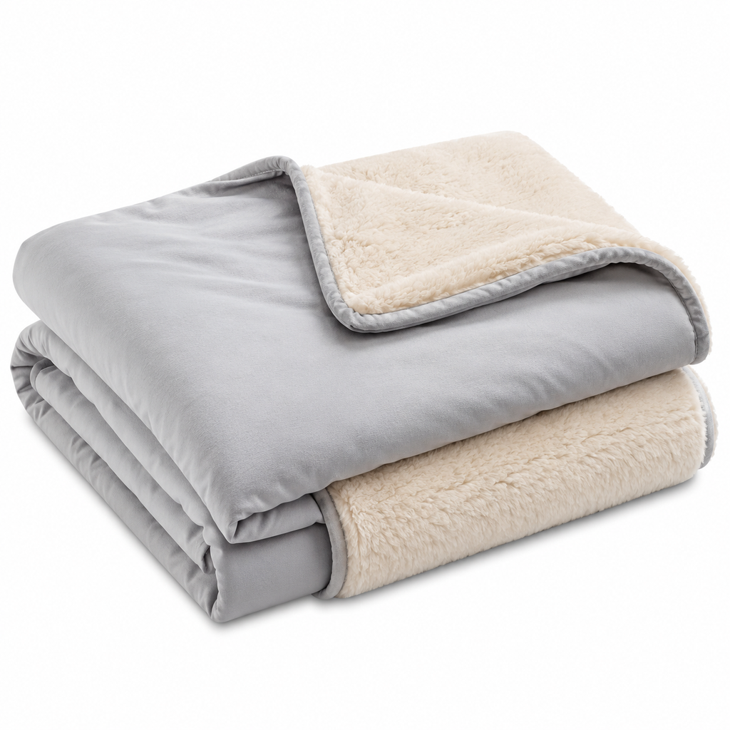 Reversible Cooling & Cozy Throw Blanket